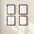 Frame Room Scene Mockup — Plain Square Frame Landscape 11x14 — Perspective View — #00745 | MockupBulk