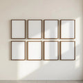 Frame Professional Frame Mockup — Plain Square Frame Portrait 2:3 — Perspective View — #00748 | MockupBulk