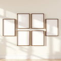 Frame Premium Interior Mockup — Plain Square Frame Portrait 2:3 — Perspective View — #00751 | MockupBulk