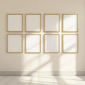 Frame Editorial Room Mockup — Plain Square Frame Portrait 2:3 — Perspective View — #00757 | MockupBulk