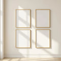 Frame High-Res Frame Mockup — Plain Square Frame Square 1:1 — Perspective View — #00760 | MockupBulk
