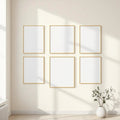Frame High-Res Frame Mockup — Plain Square Frame Portrait 5:7 — Perspective View — #00766 | MockupBulk