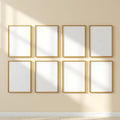 Frame Professional Frame Mockup — Plain Square Frame Portrait 2:3 — Perspective View — #00769 | MockupBulk