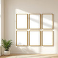 Frame Premium Interior Mockup — Plain Square Frame Portrait 2:3 — Perspective View — #00772 | MockupBulk