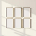 Frame Professional Frame Mockup — Plain Square Frame A-Series (A4 / A3) — Perspective View — #00778 | MockupBulk
