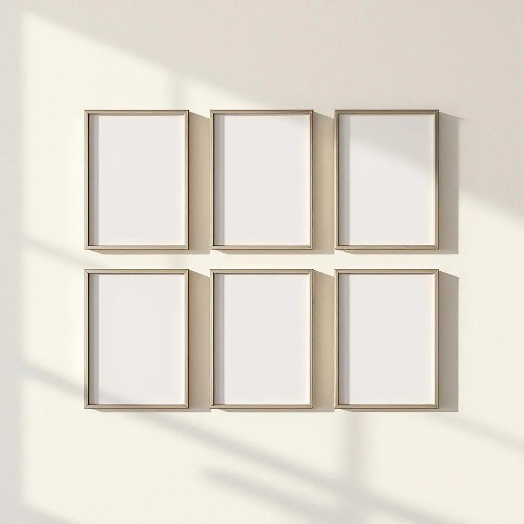 Frame Professional Frame Mockup — Plain Square Frame A-Series (A4 / A3) — Perspective View — #00778 | MockupBulk