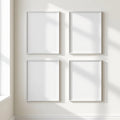 Frame Interior Frame Mockup — Plain Square Frame Portrait 2:3 — Perspective View — #00784 | MockupBulk