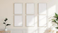 Frame High-Res Frame Mockup — Silver Frame Portrait 2:3 — Perspective View — #00785 | MockupBulk