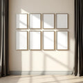 Frame Room Scene Mockup — Plain Square Frame Portrait 2:3 — Perspective View — #00787 | MockupBulk