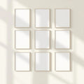 Frame Professional Frame Mockup — Plain Square Frame Portrait 2:3 — Perspective View — #00790 | MockupBulk