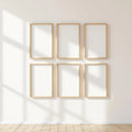 Frame Professional Frame Mockup — Plain Square Frame Square 1:1 — Perspective View — #00802 | MockupBulk