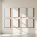 Frame High-Res Frame Mockup — Plain Square Frame Portrait 2:3 — Perspective View — #00805 | MockupBulk