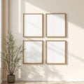 Frame Lifestyle Frame Mockup — Plain Square Frame Portrait 2:3 — Perspective View — #00808 | MockupBulk