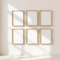 Frame Professional Frame Mockup — Plain Square Frame Square 1:1 — Perspective View — #00811 | MockupBulk