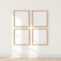 Frame Lifestyle Frame Mockup — Plain Square Frame Square 1:1 — Perspective View — #00817 | MockupBulk