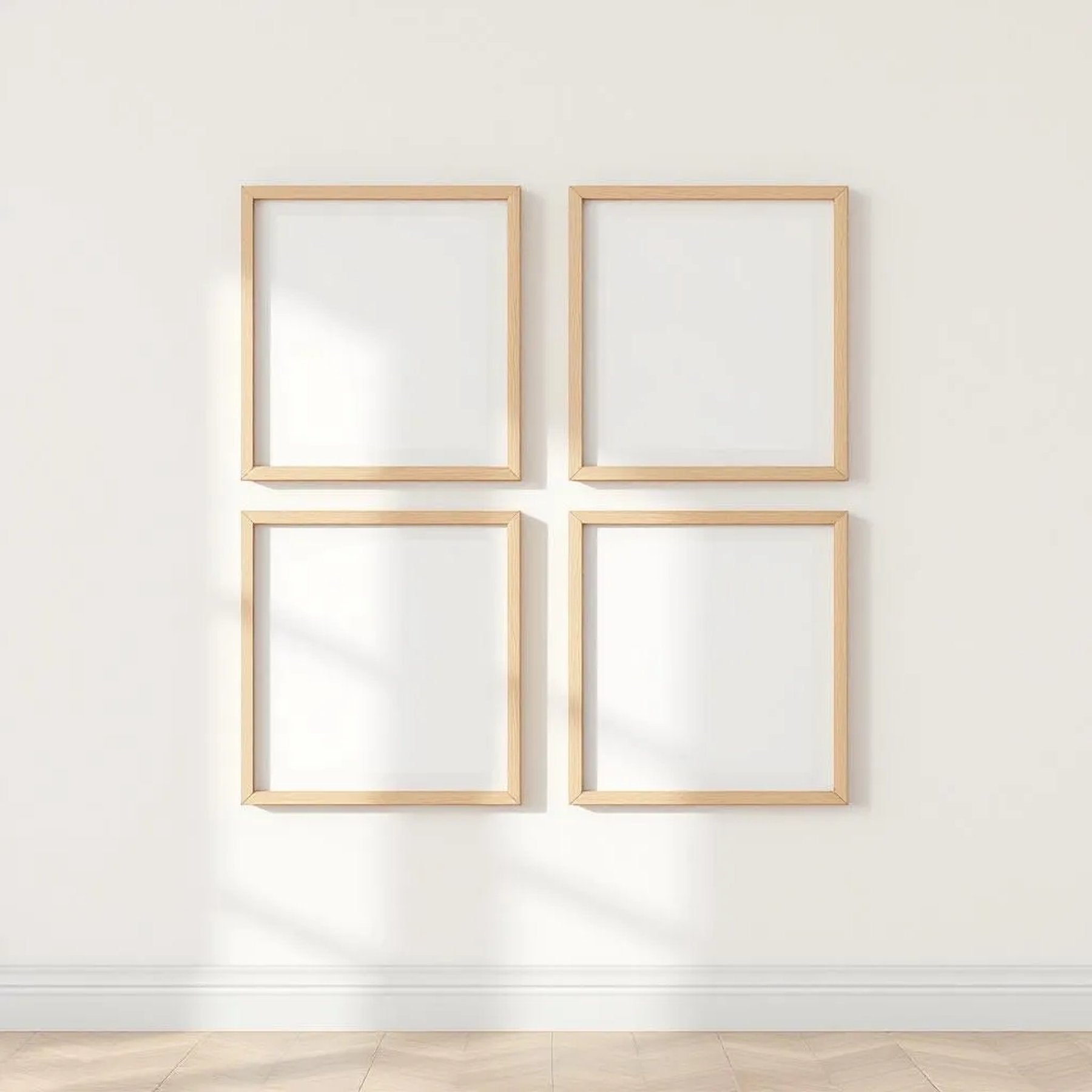 Frame Lifestyle Frame Mockup — Plain Square Frame Square 1:1 — Perspective View — #00817 | MockupBulk