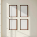 Frame Wall Art Mockup — Plain Square Frame Portrait 2:3 — Perspective View — #00820 | MockupBulk