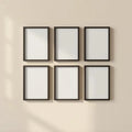 Frame Lifestyle Frame Mockup — Plain Square Frame Portrait 2:3 — Perspective View — #00832 | MockupBulk
