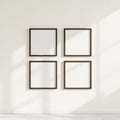 Frame High-Res Frame Mockup — Plain Square Frame Square 1:1 — Perspective View — #00838 | MockupBulk