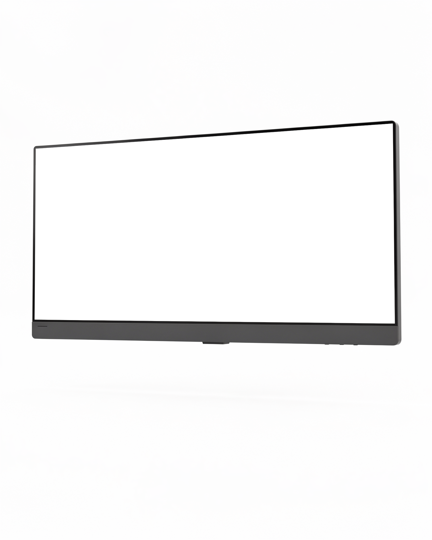 Desktop, Generic Floating White Bg | Instant PNG Download | Transparent Screen | Commercial Use | MockupBulk