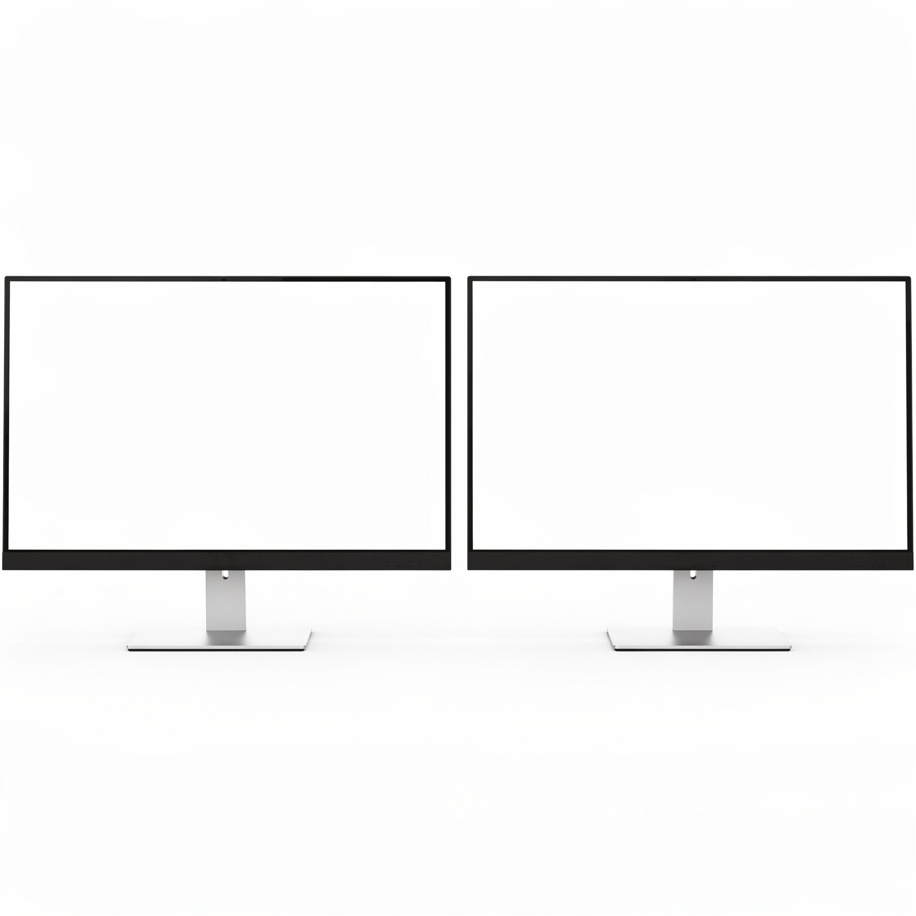 Desktop, Generic Pair Dual Monitor | Transparent Screen PNG Download | Commercial Licence | bulkmockup