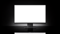 Desktop, Generic Reflection Glossy Black | Device Mockup PNG | bulkmockup | Commercial Licence Included | MockupBulk