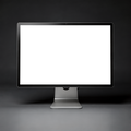 Desktop Mockup — Generic Standalone Black Bg — Instant PNG Download | Transparent Screen | Commercial Use | MockupBulk
