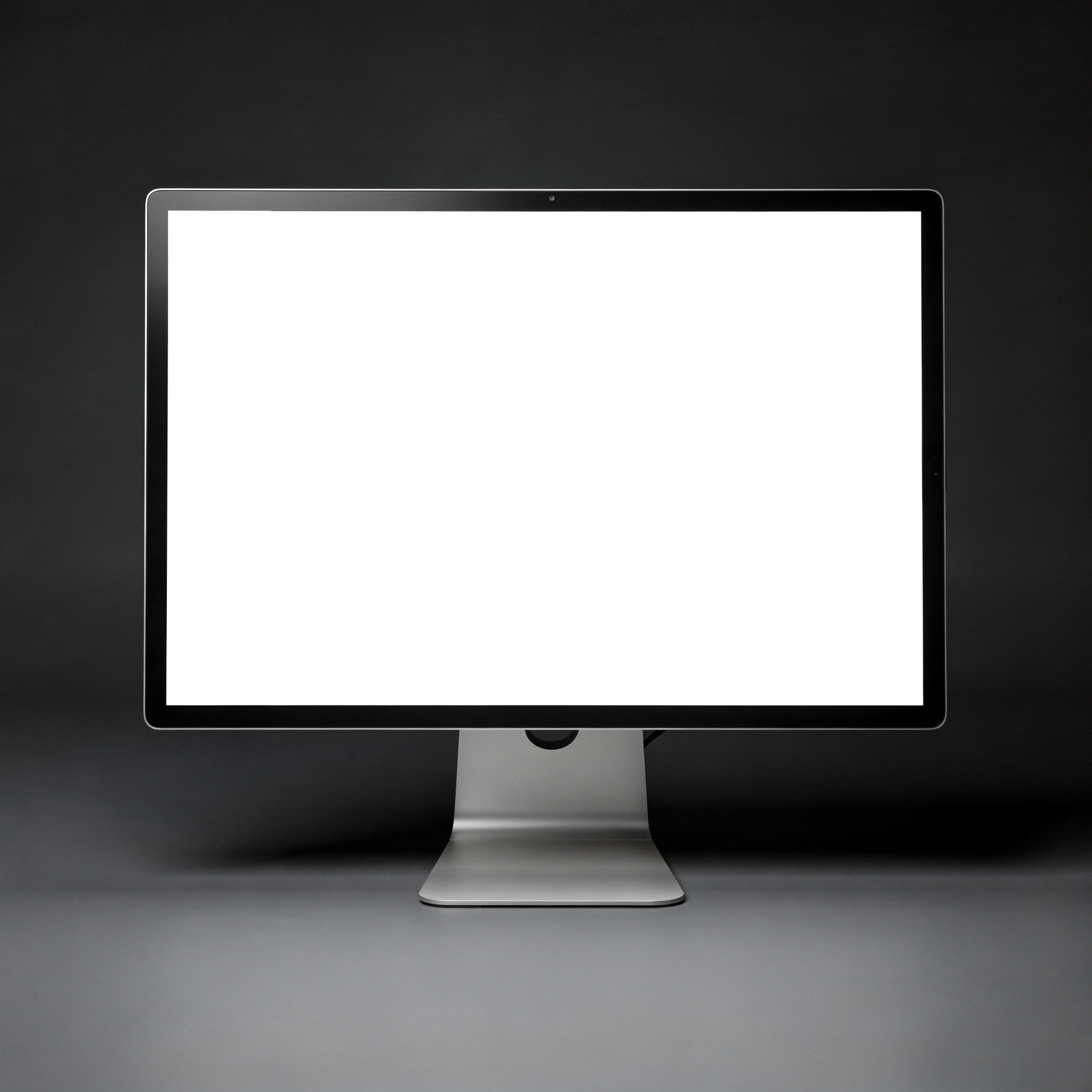 Desktop Mockup — Generic Standalone Black Bg — Instant PNG Download | Transparent Screen | Commercial Use | MockupBulk