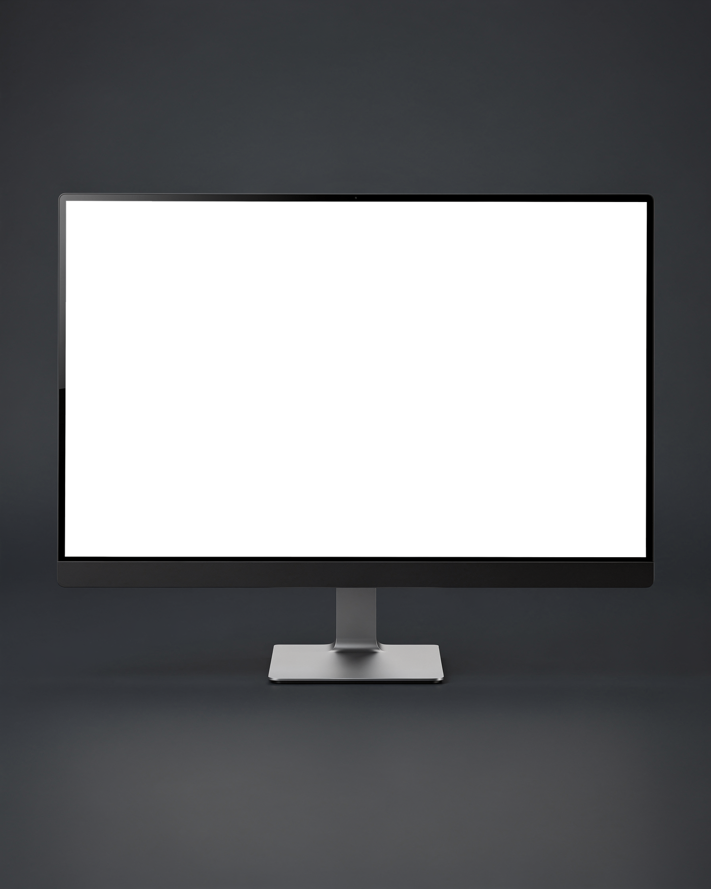 Desktop Mockup | Generic Standalone Black Bg | Transparent Screen PNG Download | Commercial Licence | bulkmockup