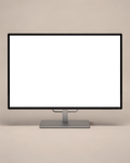 Desktop, Generic Standalone Grey Bg | PNG Mockup Template | bulkmockup | For App & Web Designers | MockupBulk