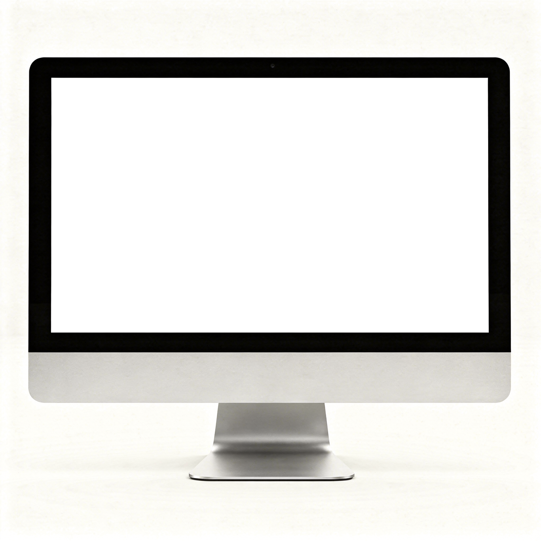 Generic Standalone White Bg Desktop Mockup | Screen Mockup PNG | bulkmockup Download | For UI/UX Designers | MockupBulk