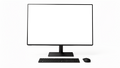Desktop Mockup | Isolated With Kb Setup | bulkmockup Transparent Mockup | PNG Download | Commercial Use | MockupBulk