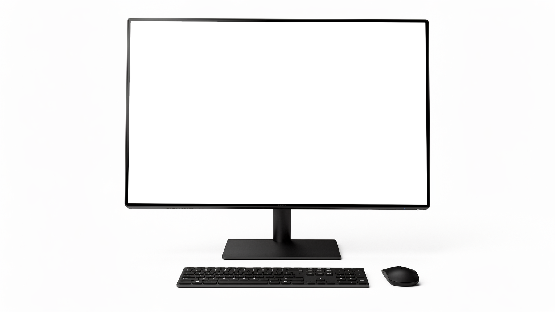 Desktop Mockup | Isolated With Kb Setup | bulkmockup Transparent Mockup | PNG Download | Commercial Use | MockupBulk