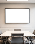 Desktop Mockup — No P Conference Room Meeting — bulkmockup Transparent Mockup | PNG Download | Commercial Use | MockupBulk