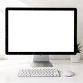 No P Desk Clean Plant Desktop Mockup | High-Res PNG Mockup | bulkmockup | Commercial Licence | MockupBulk