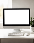 Desktop, No P Desk Clean Plant | bulkmockup Transparent Mockup | PNG Download | Commercial Use | MockupBulk