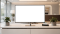 Desktop, No P Reception Lobby | Device Screen PNG | bulkmockup Template | For Portfolio & Showcase | MockupBulk
