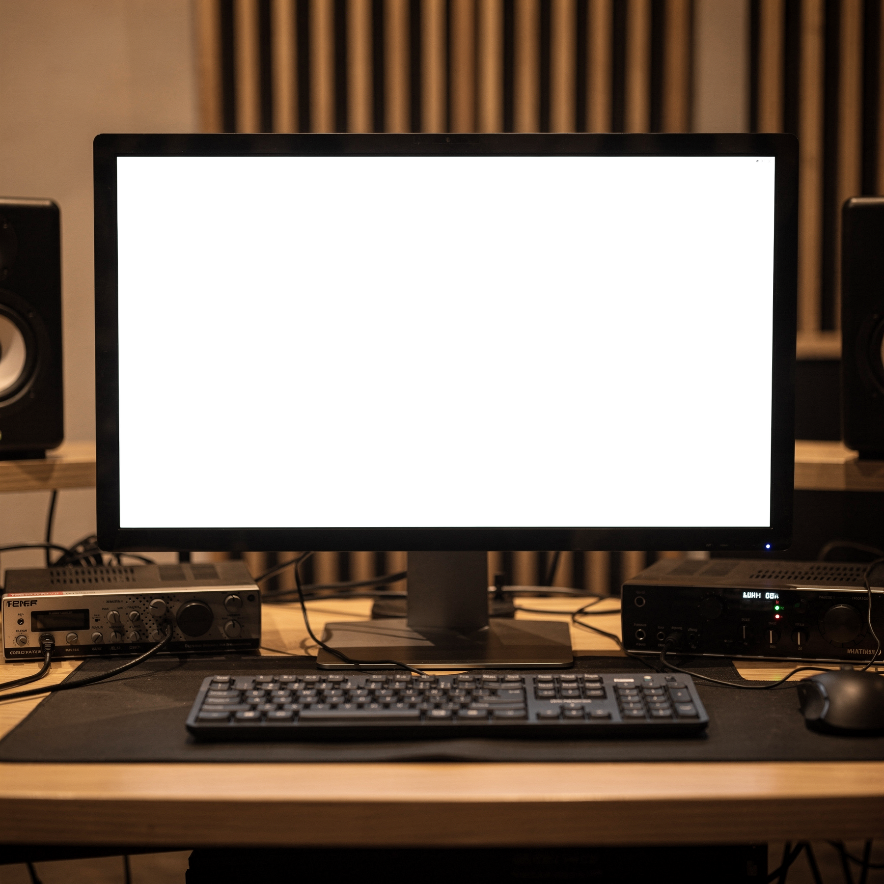 Desktop Mockup — No P Recording Studio — Instant PNG Download | Transparent Screen | Commercial Use | MockupBulk