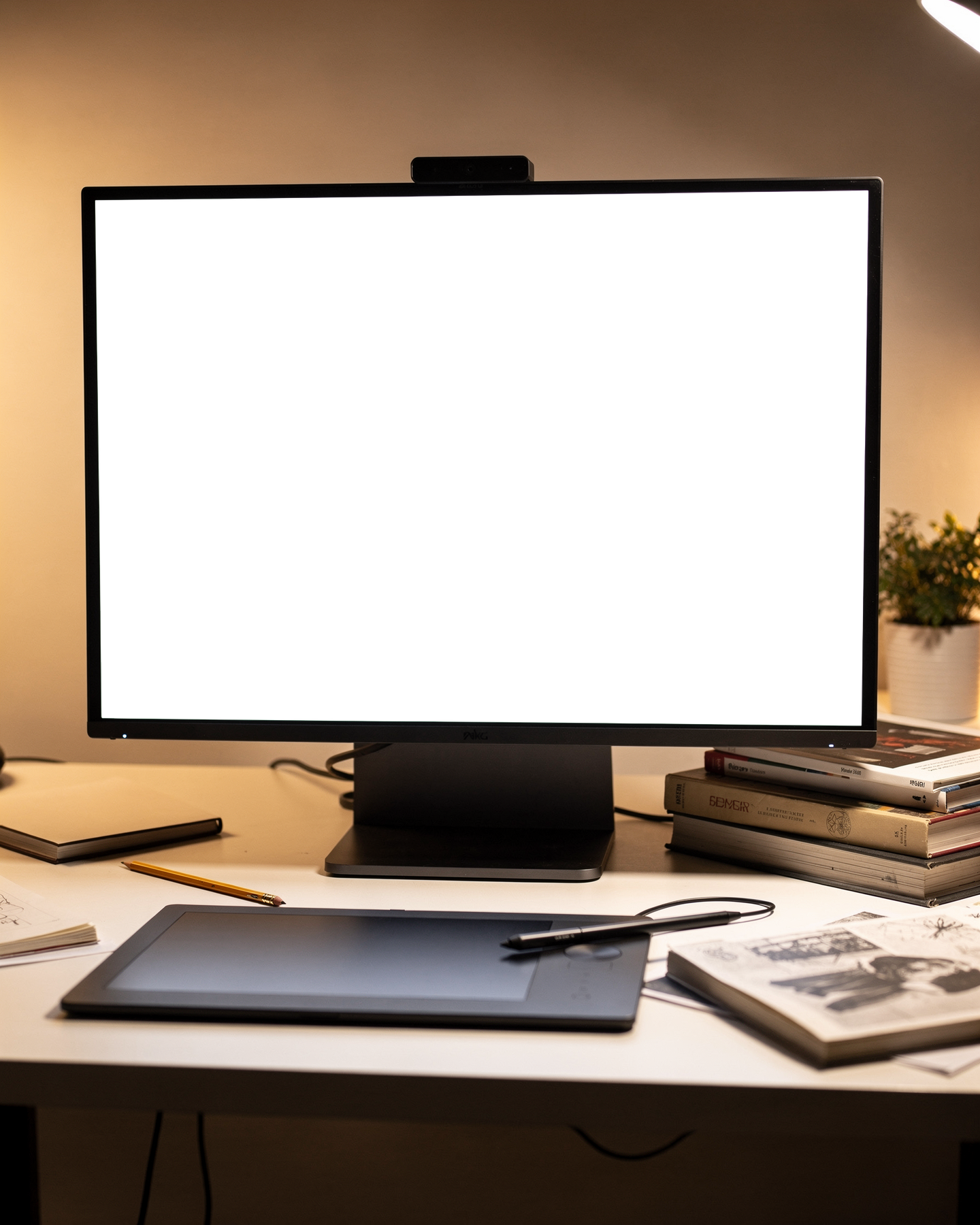 Desktop, No P Studio Creative | PNG Screen Template | bulkmockup Instant Download | Commercial Licence | MockupBulk
