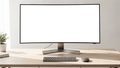 No P Ultra Wide Premium Desktop Mockup | High-Res PNG Mockup | bulkmockup | Commercial Licence | MockupBulk