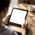 E-Reader Mockup | No P Table Coffee | High-Res PNG Mockup | bulkmockup | Commercial Licence | MockupBulk