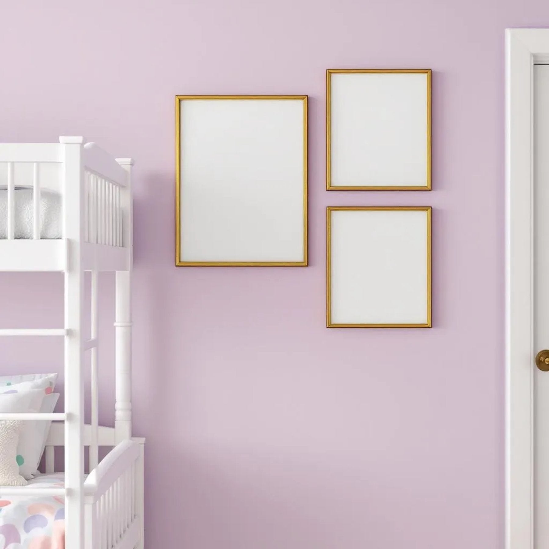 Kids Room Room Scene Mockup — Plain Square Frame Mixed Aspect — Perspective View — #04182 | MockupBulk