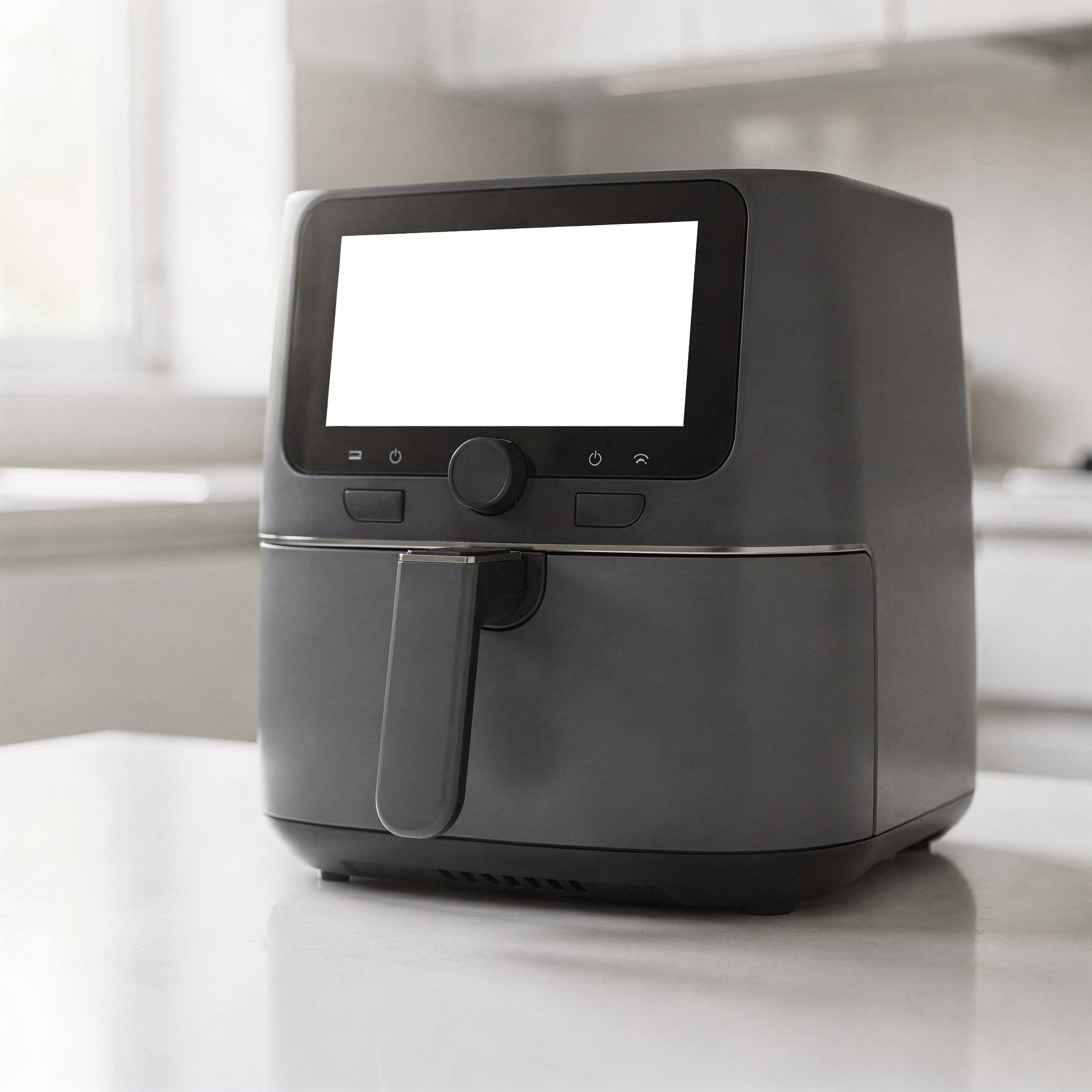 Kitchen Appliance Mockup | Appliance Air Fryer Counter | Device Mockup PNG | bulkmockup | Commercial Licence Included | MockupBulk