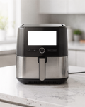 Appliance Air Fryer Counter Kitchen Appliance Mockup | High-Res PNG Mockup | bulkmockup | Commercial Licence | MockupBulk