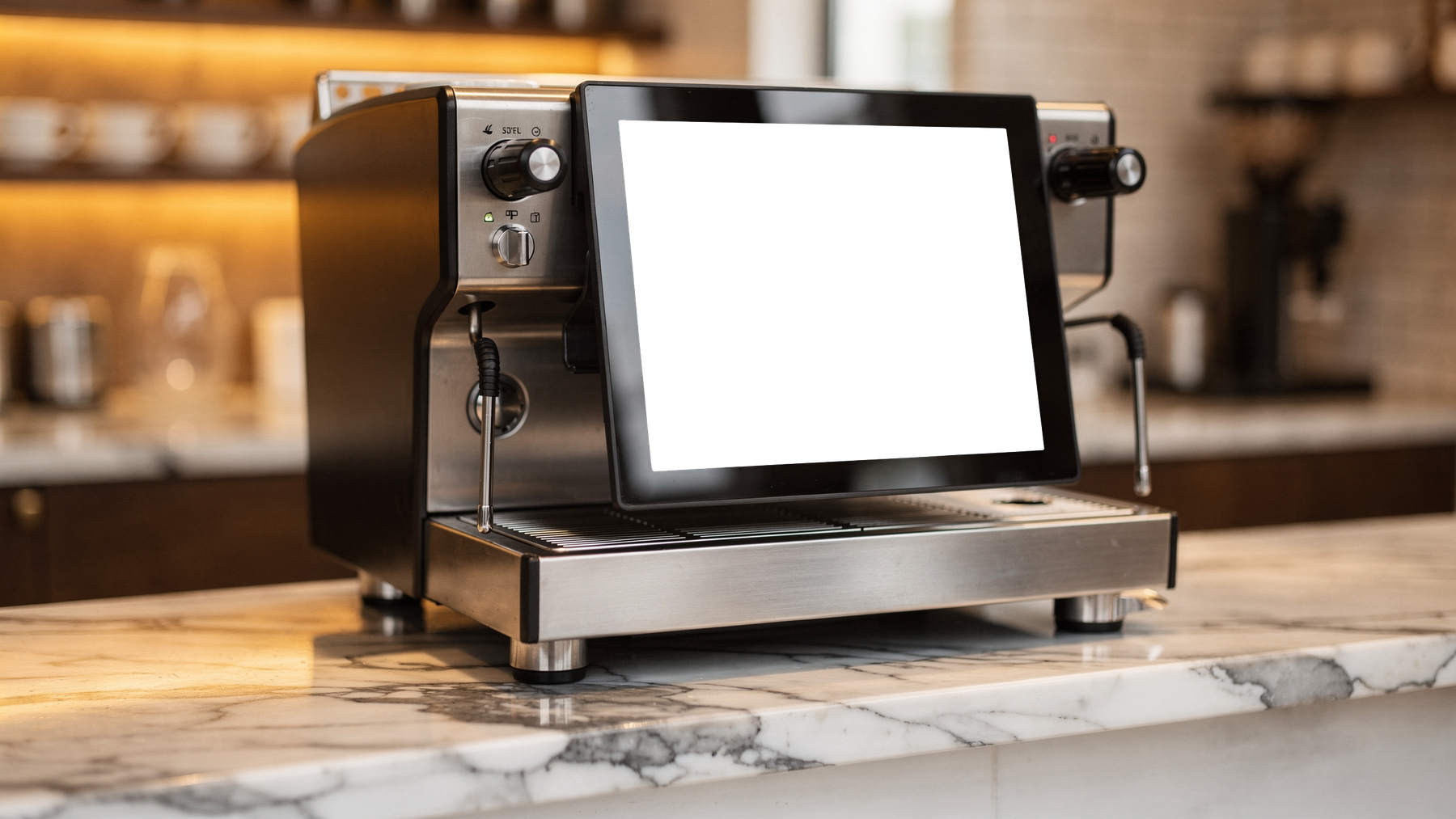 Appliance Coffee Machine Cafe Kitchen Appliance Mockup | bulkmockup Transparent Mockup | PNG Download | Commercial Use | MockupBulk