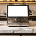 Kitchen Appliance Mockup — Appliance Coffee Machine Cafe — bulkmockup PNG Template | Transparent Display | Commercial Use | MockupBulk