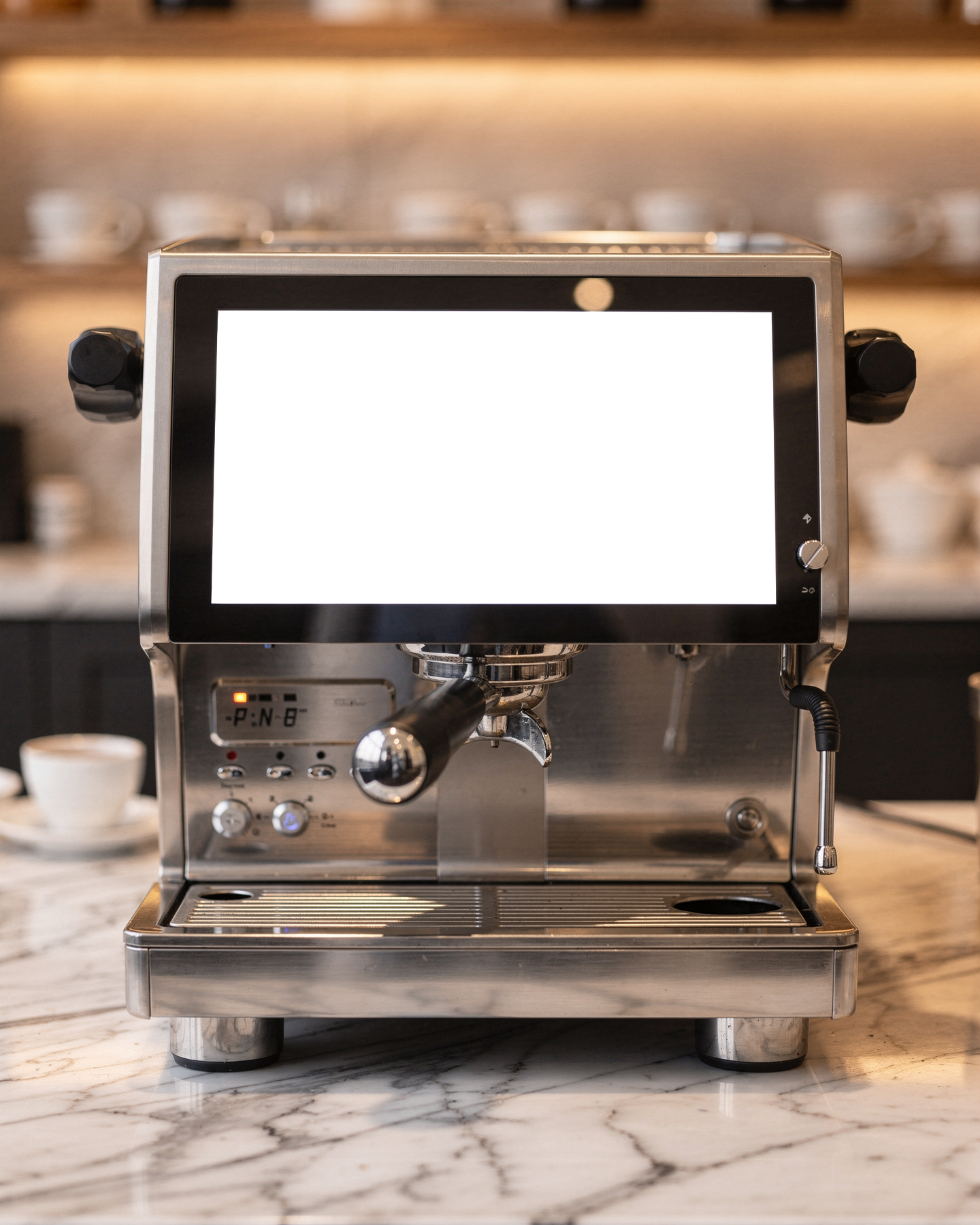 Appliance Coffee Machine Cafe Kitchen Appliance Mockup | bulkmockup Transparent Mockup | PNG Download | Commercial Use | MockupBulk