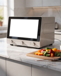 Kitchen Appliance Mockup | Appliance Cooking Machine Marble Island | bulkmockup Transparent Mockup | PNG Download | Commercial Use | MockupBulk