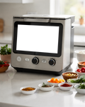 Kitchen Appliance Mockup | Appliance Cooking Machine Overhead Angle | High-Resolution Transparent PNG | bulkmockup | Commercial Use | MockupBulk