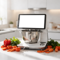 Kitchen Appliance, Appliance Cooking Machine White Counter | High-Resolution Transparent PNG | bulkmockup | Commercial Use | MockupBulk
